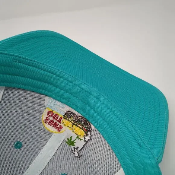 Suns Out Buns Out Snapback Trucker Hat Blue One Size Mesh Back Coal - Picture 7 of 8